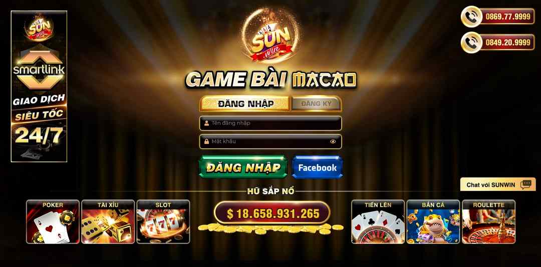 Game bài Macau nổi tiếng